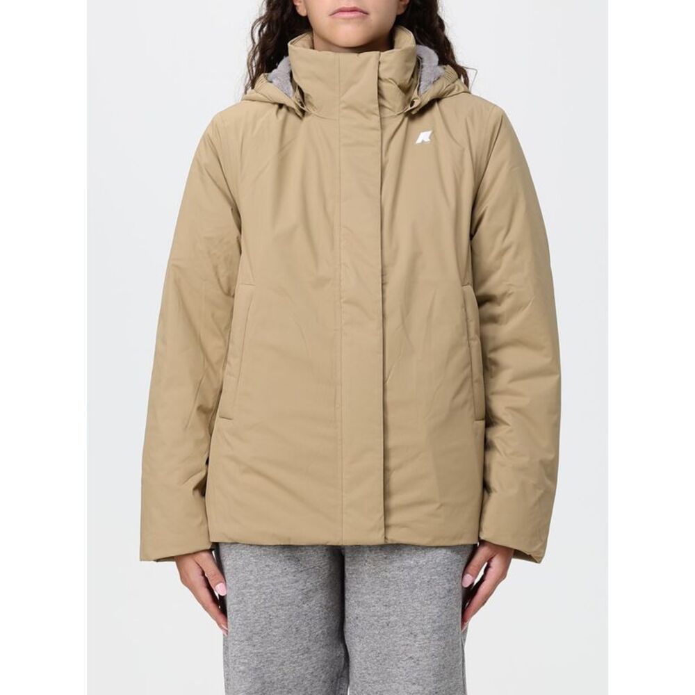 K-Way Women Marlette K-Way Waterproof Short Jacket With Faux Fur Lining